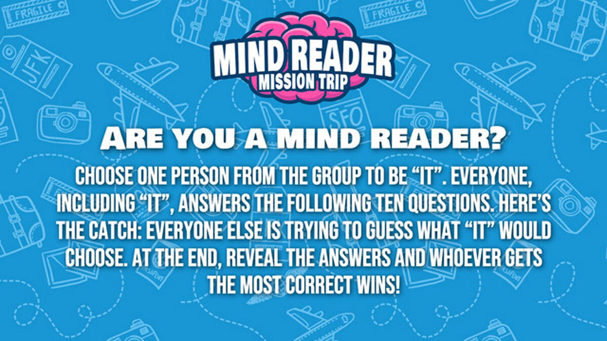 Mind Reader: Mission Trip image number null